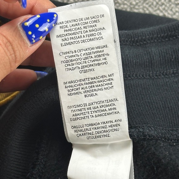 Polo Ralph Lauren Joggers Men L Black Triple Pony Patch 3 Cotton Blend Fleece - Picture 10 of 15